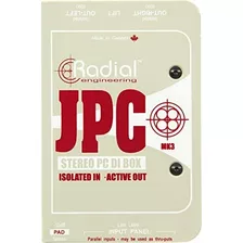 Radial Jpc Active Box Directo De 2 Canales.