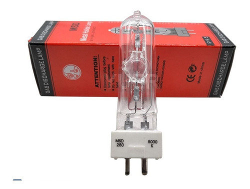 Foco Msd 250/2 Lampara Descarga 250w Gy9.5 Rsd250/2