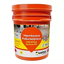 Weber Weberdry Techos Pu Membrana Liquida Poliuretano X 20kg Color Teja