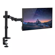 Redlemon Soporte Para Monitor De Hasta 32 Pulgadas (9 Kg), Base Para Escritorios De 1 A 9 Cm De Grosor, Compatibilidad Universal, Ajuste Horizontal Y Vertical, Fácil De Colocar Con Kit De Instalación