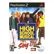 Jogo Ps2 Disney High School Musical Sing It! Original