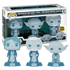 Funko Pop Across The Galaxy Star Wars Force Ghost 3 Pack