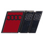 Emblema Cajuela Audi S8 Gloss Black Original Negro Brillante