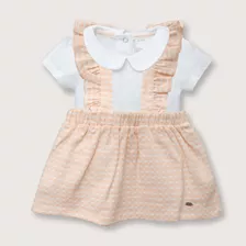 Conjunto De Bebés Jumper Rosado (rn - 18m)