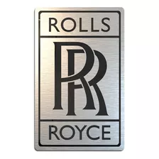 Emblema Inox Rolls Royce Logo Badge P.e.
