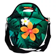 Luncheras Termicas Vianda Infantil Bolso Lonchera Escolar Color Flower Power