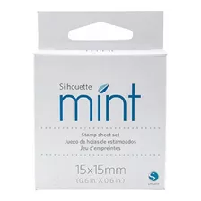 Set De Hojas De Sellos Para Mint - Silhouette - 15 X 15mm