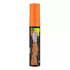 Giz Líquido Laranja 15mm 25gr Brw Canetão Lousa Vidro Carro 