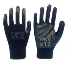 Pack 12 Guantes Trabajo Activex Multigrip Nylon Alta Calidad