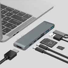 Adaptador Usb C Hub Thunderbolt 3 Hdmi Para Macbook Pro/air