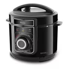 Panela De Pressão Philco Ppp02pi Inox Multifuncional 5l Cor Preto 127v