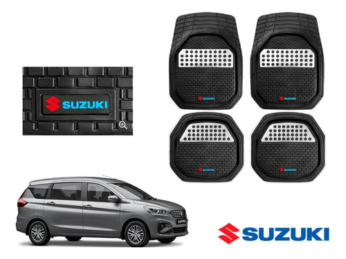 Tapetes 3d Logo Suzuki + Cubre Volante Ertiga 2019 A 2023 Foto 2