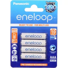 4x Pilhas Aaa Eneloop Panasonic Recarregaveis Originais