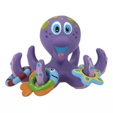 Nuby Pulpo Morado Flotante , Interactivo Juguete De Baño