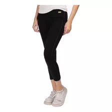 Leggins Mallon Casual Negro Para Mujer Dama Placa Boy London