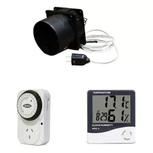 Accesorios Indoor Cooler Tobera 4p Timer Termohigrometro