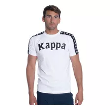 Remera Kappa 222 Banda Balima Hombre Moda Blanco