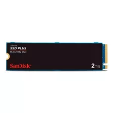 Ssd Sandisk Plus 2tb M.2 2280 Pcie Gen3 Nvme