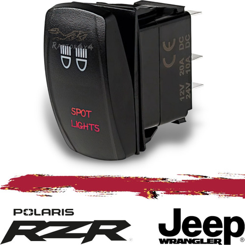 Switch Led Interrputor Polaris Rzr Can Am Jeep Variedad Foto 3