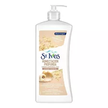  Crema Humectante Para Cuerpo St. Ives Humectacion Profunda Avena Y Karité En Dosificador 532ml