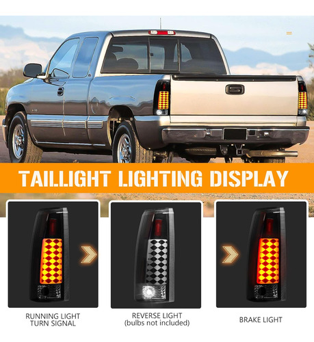 Luces Traseras Led Para Chevy Gmc Silverado Sierra C/k 1500  Foto 2