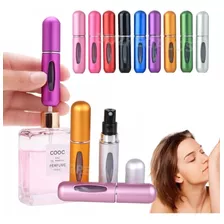 3 Mini Perfumeros Portátil Recargable 5ml Atomizador Colores