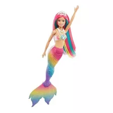 Boneca Barbie Dreamtopia Sereia Muda De Cor 3+ Gtf89 Mattel
