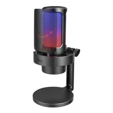 Micrófono Para Juegosfifine , Usb De Pc Rgb, Negro