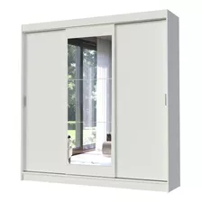 Guarda-roupa Casal Madesa Istambul 3 Port C Espelho 3 Gav B Cor Branco