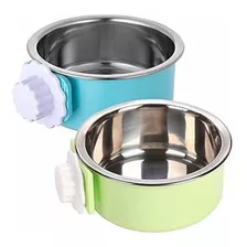 Crate Dog Bowl, Extraíble De Acero Inoxidable Para Col...