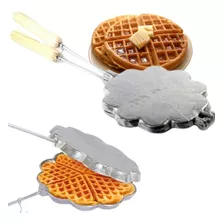 Maquina De Waffles No Fogão 16cm Prático + Receita Gostosa!