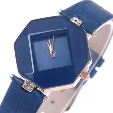 Reloj Pulsera Gema Diamante De Cristal Mujer Moda