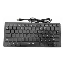 Teclado Usb Ultra Delgado Dblue Dbk2218 Negro Techcenter Idioma Español Latinoamérica