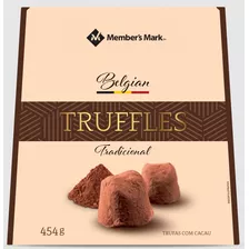 Trufas Belga Cacau Tradicional 454g Members Mark