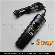 A64 Disparador Cable Sony A7s A7ll A6500 A6400 A6000 Rx100ll