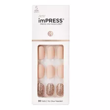 Impress Uñas Adhesivas Decoradas Evanesce X 30