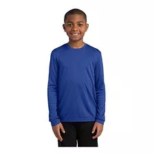 Competidor De Manga Larga Posicharge Sport-tek Boys' Tee M R