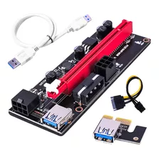 Tarjeta Vertical Riser 009s Pcie 1x A 16x Minería Cripto 