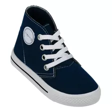 Tenis Casual Niño Azul Tipo Ante Stfashion 23003704