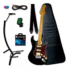 Guitarra Tagima Tg-540 Tg 540 Bk Kit Com Capa Luxo Completo