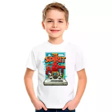 Camiseta 8bits Video Game Anos90 Camisa Blusa Regata Infant