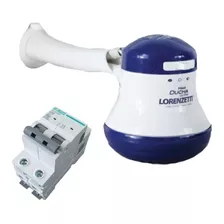  Ducha Eléctrica Lorenzetti Brazo Ext + Llave Térmica 32 Amp