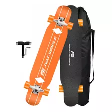 Skate Longboard 42'' Dancing Cruising Downhill - Orange