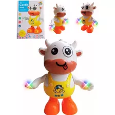 Brinquedo Vaca Musical Som/ Luz Dança Criança Bebê Infantil 