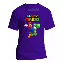Playera Super Mario Bros Yoshi Todas Las Tallas