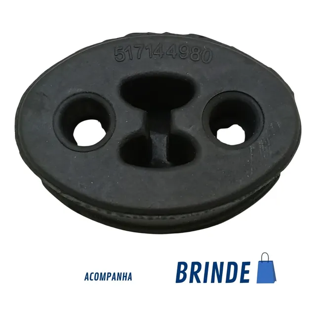 Borracha Coxim Do Escape Fiat Uno Palio Wk Strada 2
