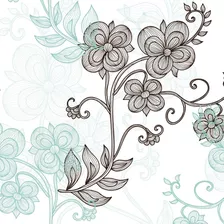 Papel De Parede Floral Flores Diversos Modelos Autocolante 