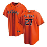 Jersey Jersey De Los Astros De Houston No.27 De Jose Altuve