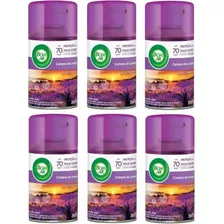 Bom Ar Wick Freshmatic Refil 250ml Lavanda Kit Com 6 Unidade