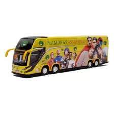 Ônibus Miniatura Mamonas Assassinas Produto Exclusivo 30cm